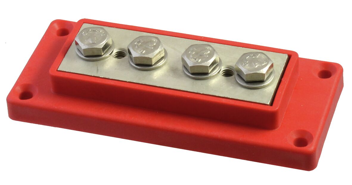 CONNECTION RAIL 4x50MM², RED 1 CONNECTION RAIL 4x50MM², RED