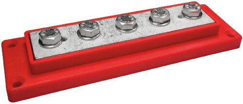 CONNECTION RAIL 5x95MM2, RED 1 CONNECTION RAIL 5x95MM2, RED