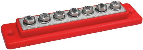 CONNECTION RAIL 7x6MM2, RED 1 CONNECTION RAIL 7x6MM2, RED