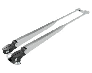 DOUBLE WIPER ARM 454-591MM, ELECTROPOLISHED