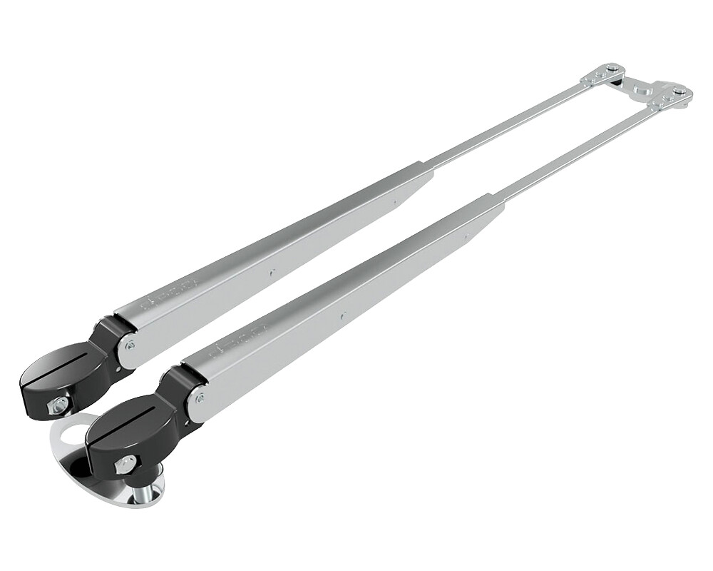 DOUBLE WIPER ARM 454-591MM, ELECTROPOLISHED 1 DOUBLE WIPER ARM 454-591MM, ELECTROPOLISHED