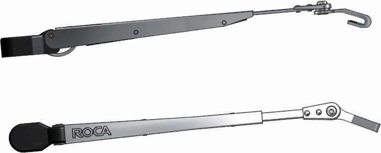 WINDSHIELD WIPER ARM 324-460MM, ELECTROPOLISHED 2 WINDSHIELD WIPER ARM 324-460MM, ELECTROPOLISHED - Image 2
