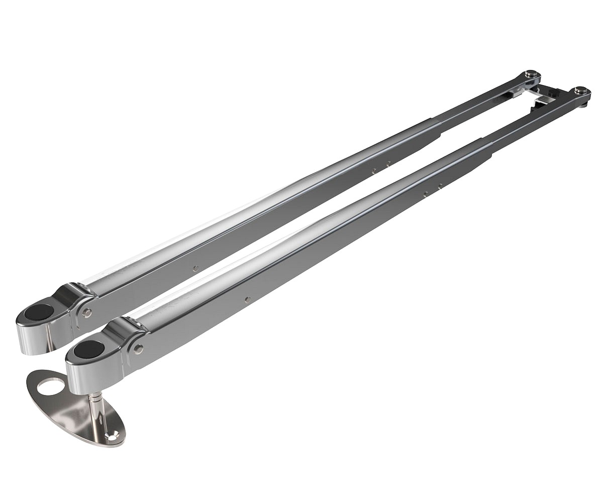 DOUBLE ARM 470-750MM, ELECTROPOLISHED 1 DOUBLE ARM 470-750MM, ELECTROPOLISHED