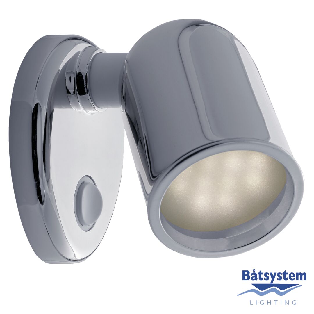 SPOTLIGHT TUBE, CHROME MR11SMD 1 SPOTLIGHT TUBE, CHROME MR11SMD
