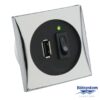 USB CONNECTOR 12-30V, CHROME 2 9514050654 fullhd