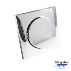 BERKER LIGHT SWITCH WITH SINGLE BUTTON, CHROME