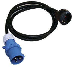 ADAPTER CABLES CEE MALE / SCHUKO FEMALE 0.5M