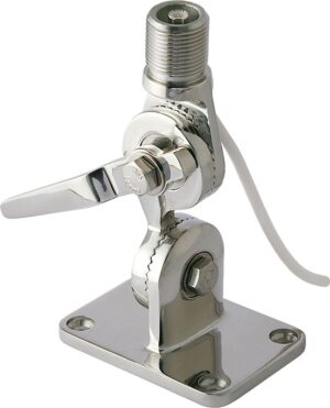PRO RANGE SWIVEL ANTENNA BASE, STAINLESS STEEL