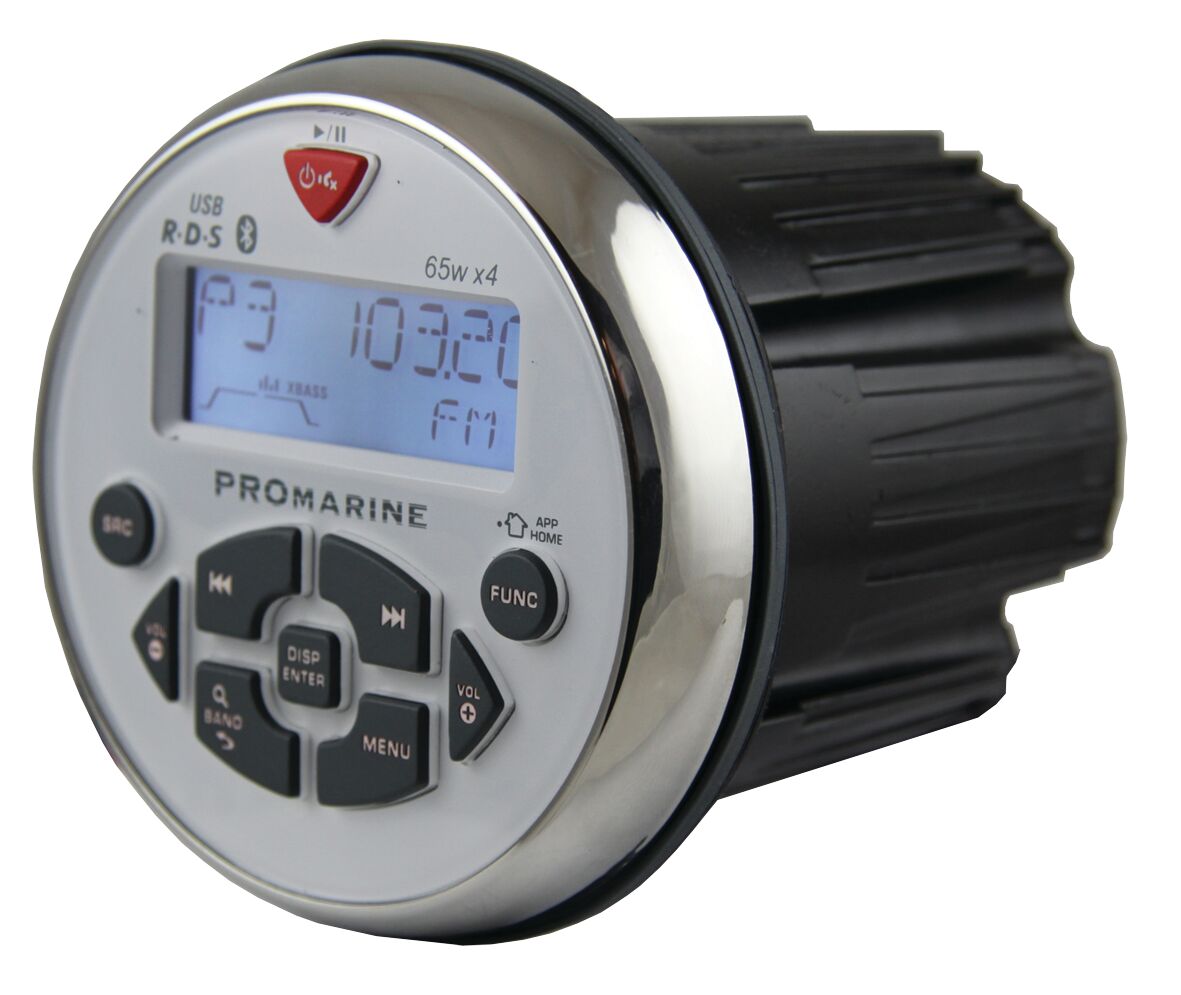 LTC PROMARINE 1111 ROUND RADIO, WHITE 2 LTC PROMARINE 1111 ROUND RADIO, WHITE - Image 2