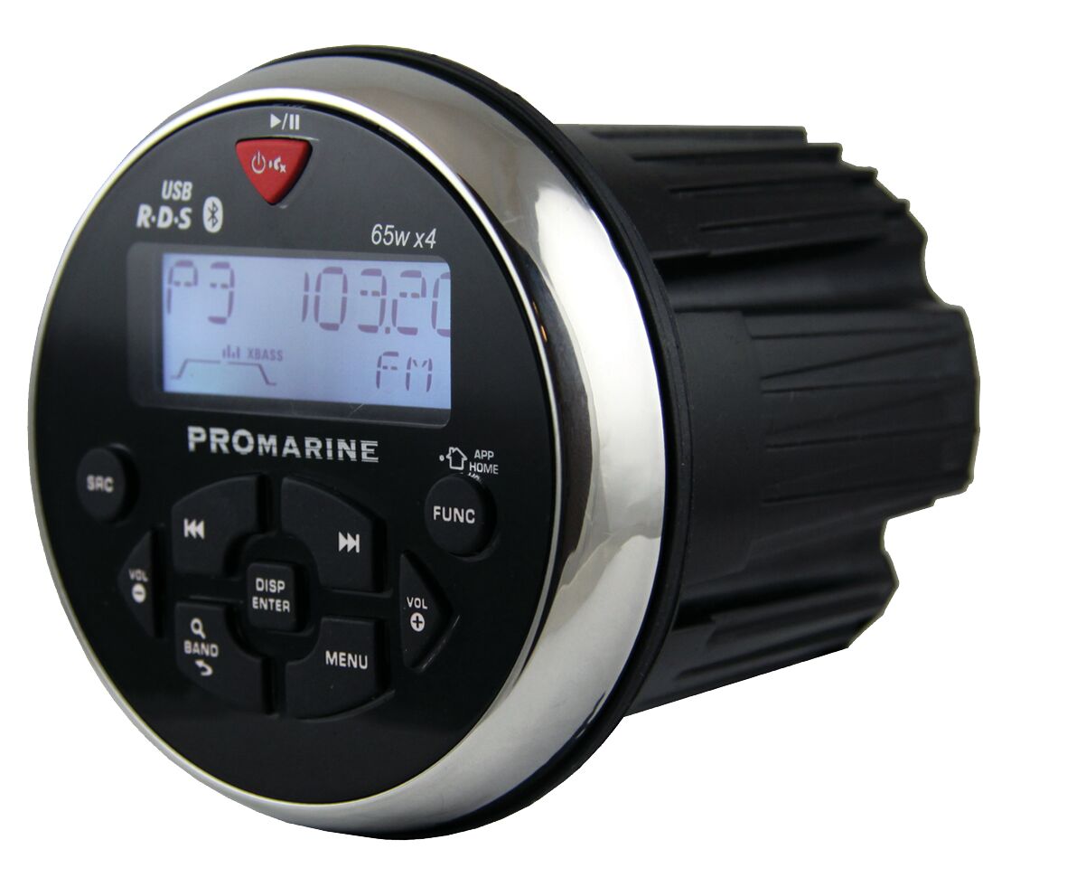 LTC PROMARINE 1111 ROUND RADIO, BLACK 2 LTC PROMARINE 1111 ROUND RADIO, BLACK - Image 2