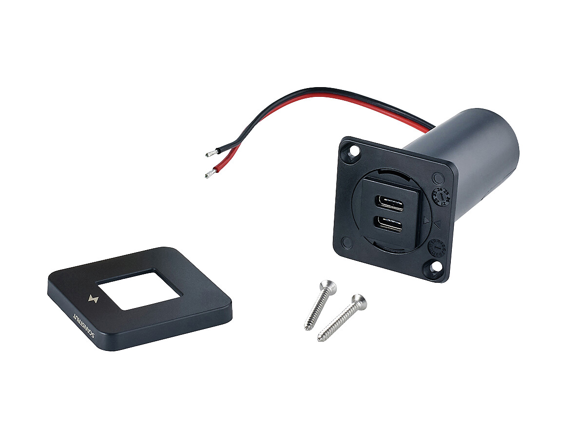 TILE USB-C / USB-C CHARGER 12/24V, BLACK 5 TILE USB-C / USB-C CHARGER 12/24V, BLACK - Image 5