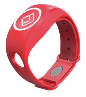 xBAND WRISTBANK FOR xFOB TRANSMITTER, RED