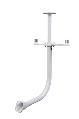 LIGHT AND ANTENNA MAST WHITE