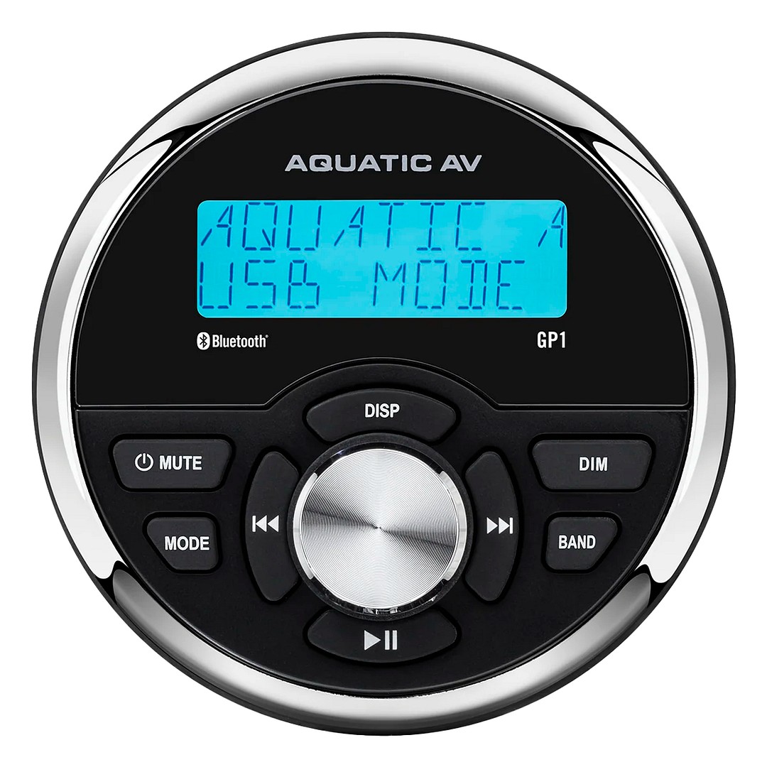 AQUATIC AV BT ROUND RADIO GP1, BLACK 92MM 1 AQUATIC AV BT ROUND RADIO GP1, BLACK 92MM