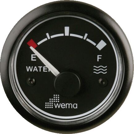 WATER TANK GAUGE FOR S3/S5 SENSORS, BLACK 1 WATER TANK GAUGE FOR S3/S5 SENSORS, BLACK