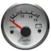 VOLTMETER 12V, WHITE/STAINLESS STEEL 5 9514700328 fullhd jpg