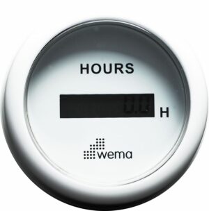 DIGITAL HOURMETER, WHITE