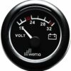 VOLTMETER 24V, BLACK