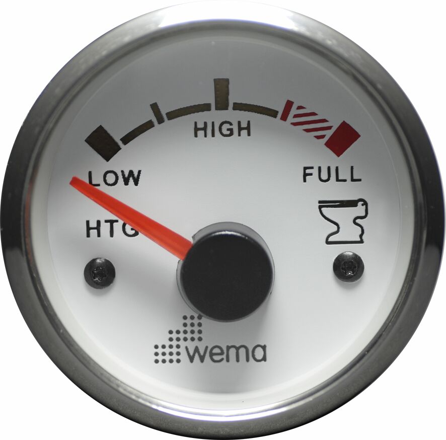 SEPTIC TANK METER FOR S3H SENSORS, WHITE/STAINLESS STEEL 1 SEPTIC TANK METER FOR S3H SENSORS, WHITE/STAINLESS STEEL