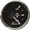 TRIM METER, BLACK/STAINLESS STEEL