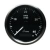 TACHOMETER 4000 RPM, BLACK/STAINLESS STEEL 5 9514700672 fullhd