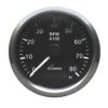 TACHOMETER 8000 RPM, BLACK/STAINLESS STEEL 5 9514700676 fullhd