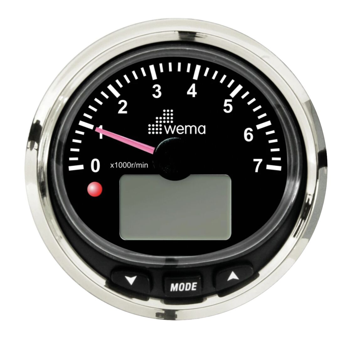 NMEA2000 TACHOMETER, BLACK 1 NMEA2000 TACHOMETER, BLACK