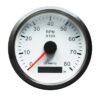 TACHOMETER 8000 RPM, WHITE/STAINLESS STEEL 7 9514700677 fullhd