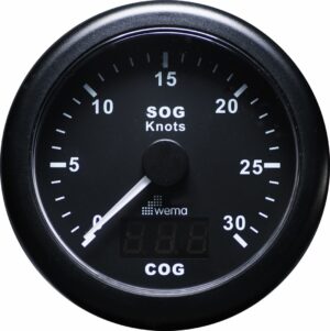 GPS SPEEDOMETER 30S, BLACK