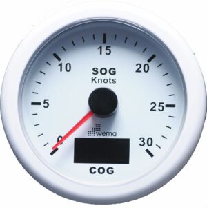 GPS SPEEDOMETER 30S, WHITE