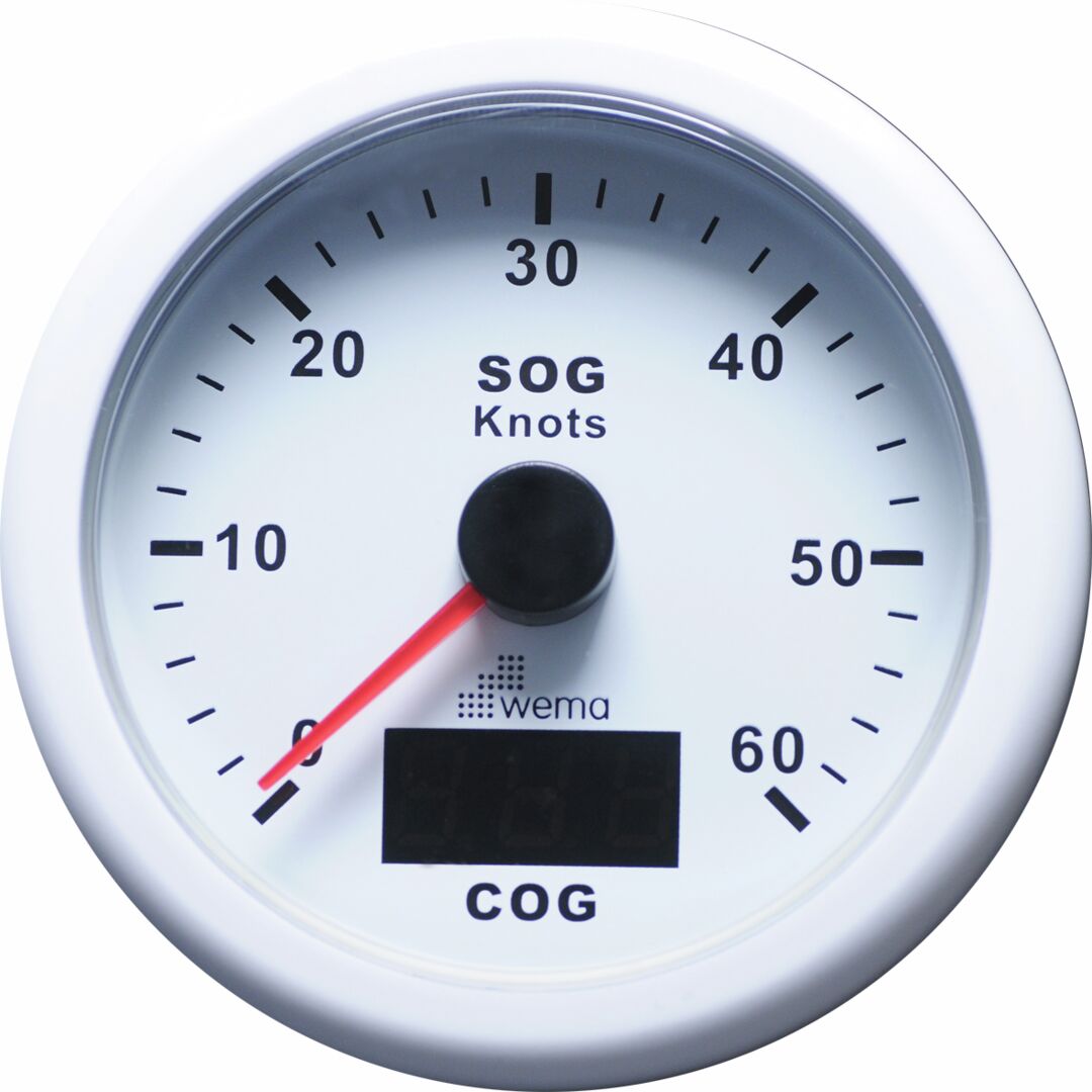 GPS SPEEDOMETER 60 S, WHITE 1 GPS SPEEDOMETER 60 S, WHITE