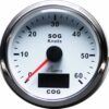 GPS SPEEDOMETER 60 S, WHITE/STAINLESS STEEL 5 9514700716 fullhd