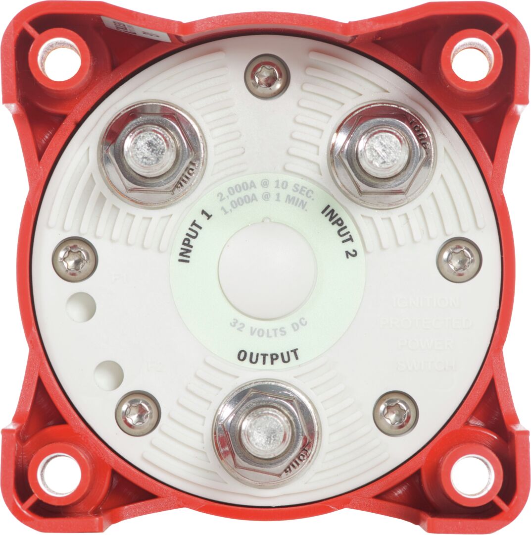 HD SERIES MAIN POWER SWITCH 1-2-OFF-BOTH, RED 2 HD SERIES MAIN POWER SWITCH 1-2-OFF-BOTH, RED - Image 2