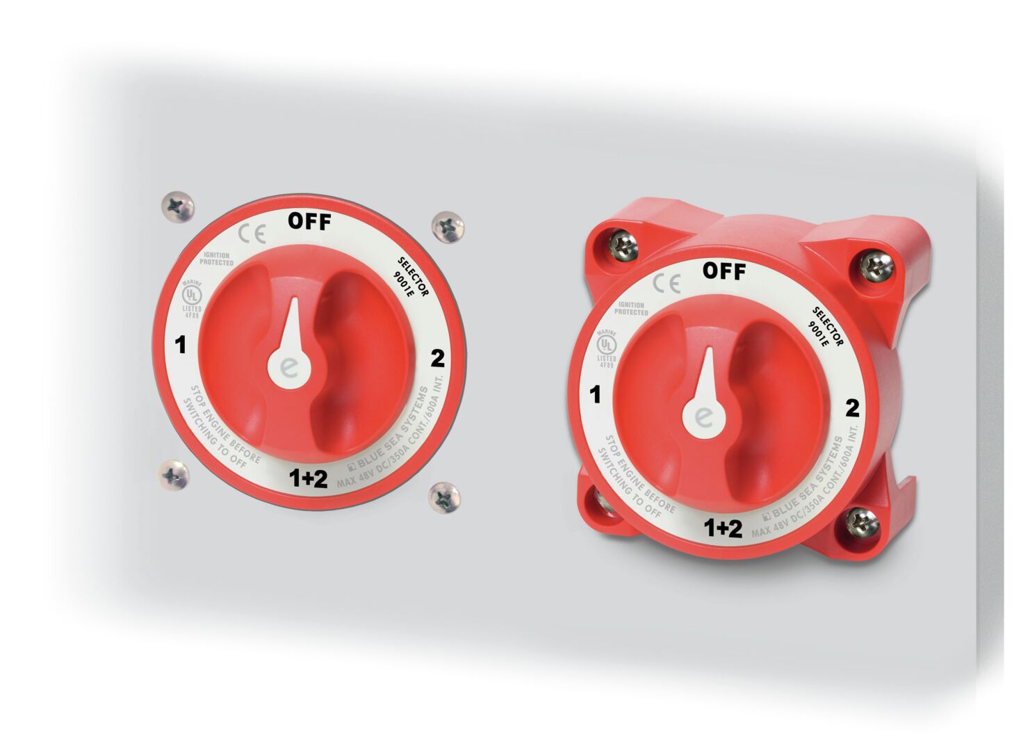 HD SERIES MAIN POWER SWITCH 1-2-OFF-BOTH, RED 6 HD SERIES MAIN POWER SWITCH 1-2-OFF-BOTH, RED - Image 6