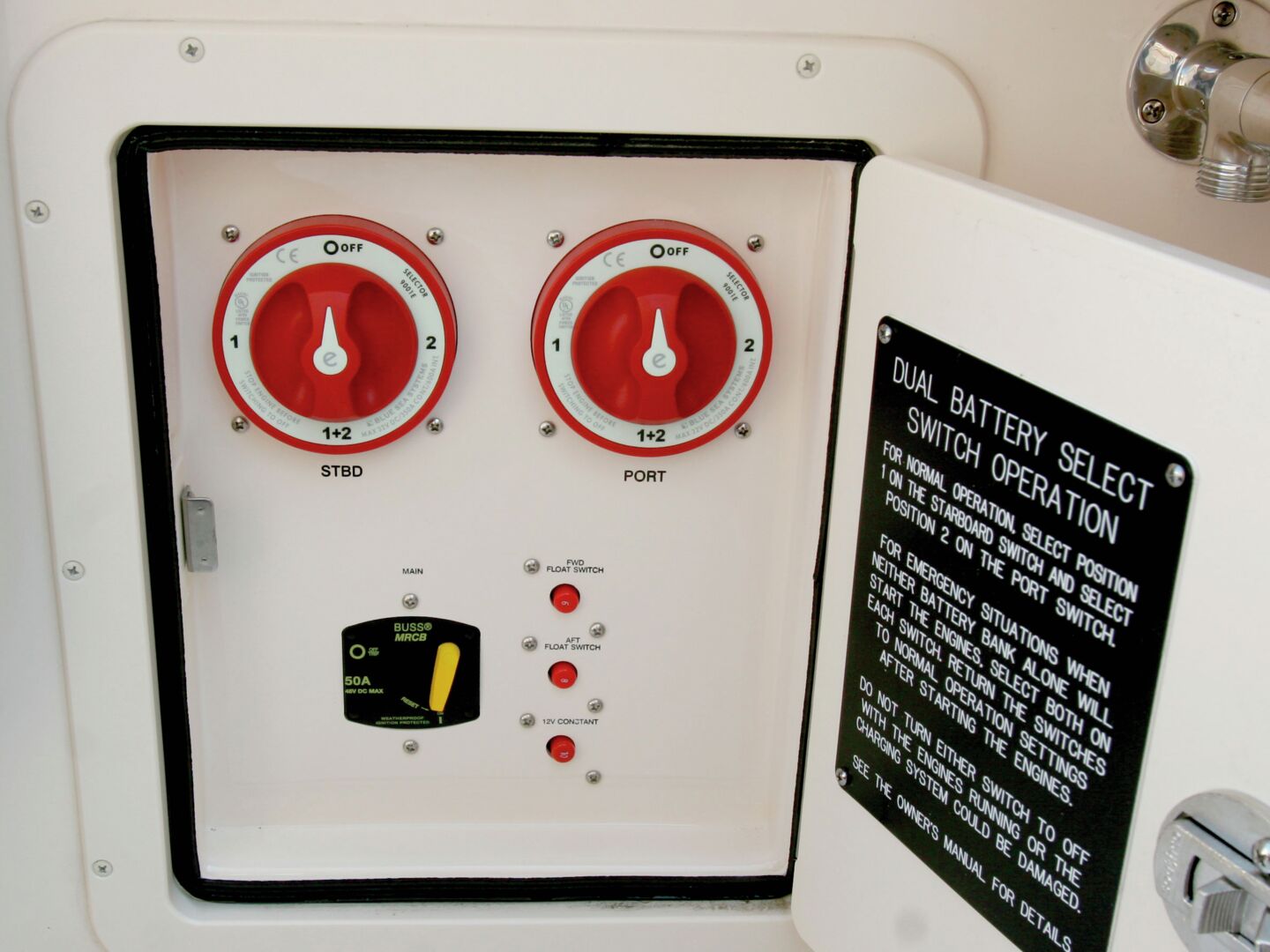 HD SERIES MAIN POWER SWITCH 1-2-OFF-BOTH, RED 4 HD SERIES MAIN POWER SWITCH 1-2-OFF-BOTH, RED - Image 4