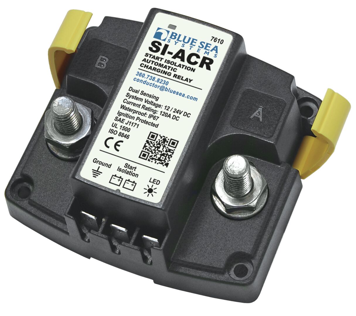 SI-ACR AUTOMATIC CHARGING RELAY 12/24 V DC 120A 2 SI-ACR AUTOMATIC CHARGING RELAY 12/24 V DC 120A - Image 2