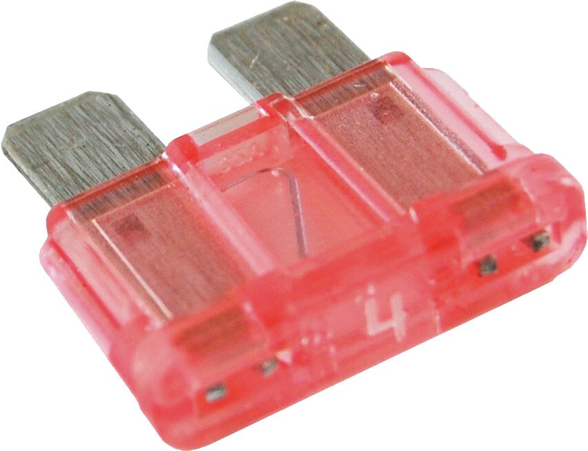 FLAT FUSE 4A 2PCS/PACK 1 FLAT FUSE 4A 2PCS/PACK