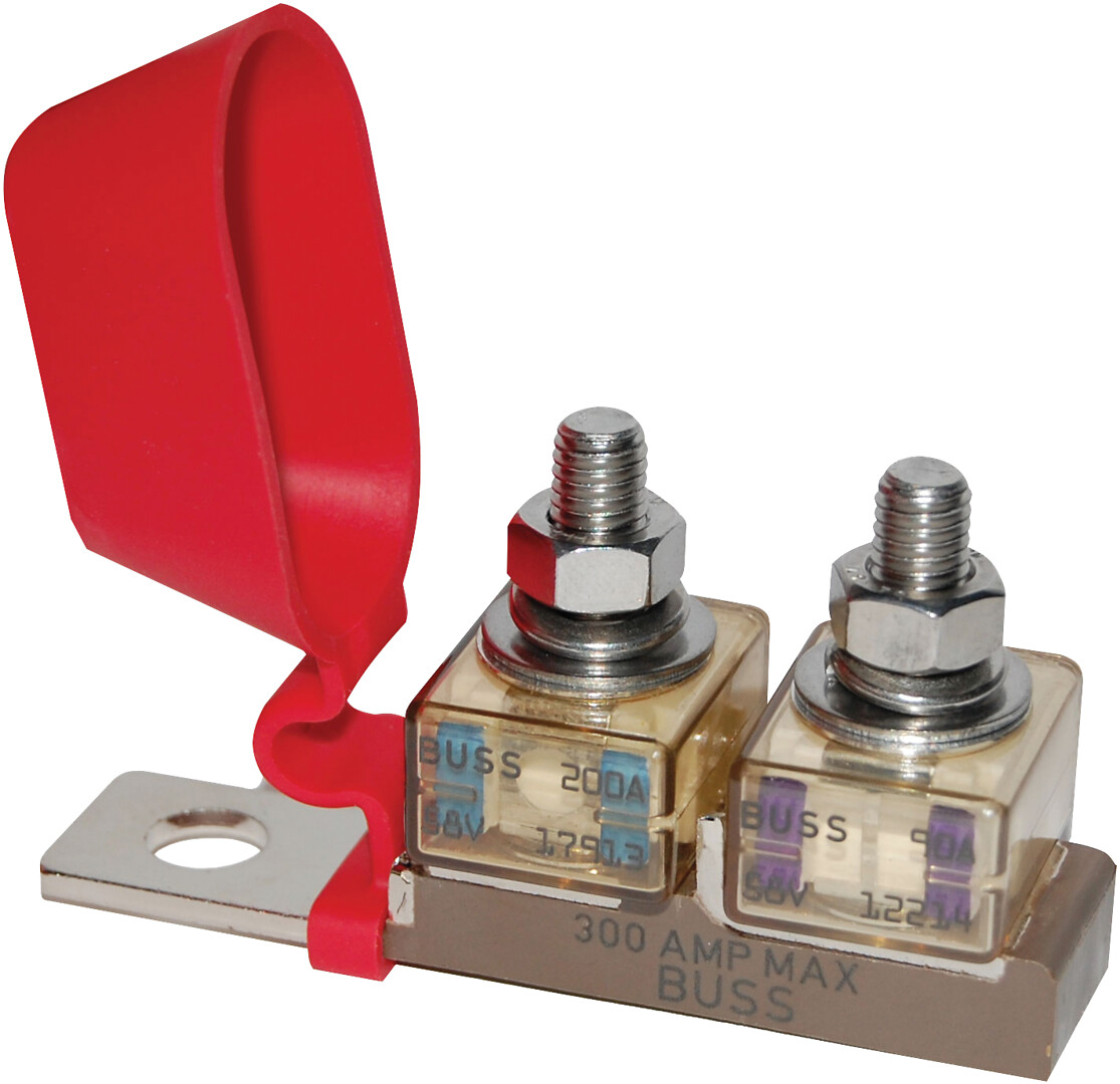 MRBF TERMINAL DOUBLE FUSE BOX FOR BLUE SEA 30A-300A FUSES 1 MRBF TERMINAL DOUBLE FUSE BOX FOR BLUE SEA 30A-300A FUSES