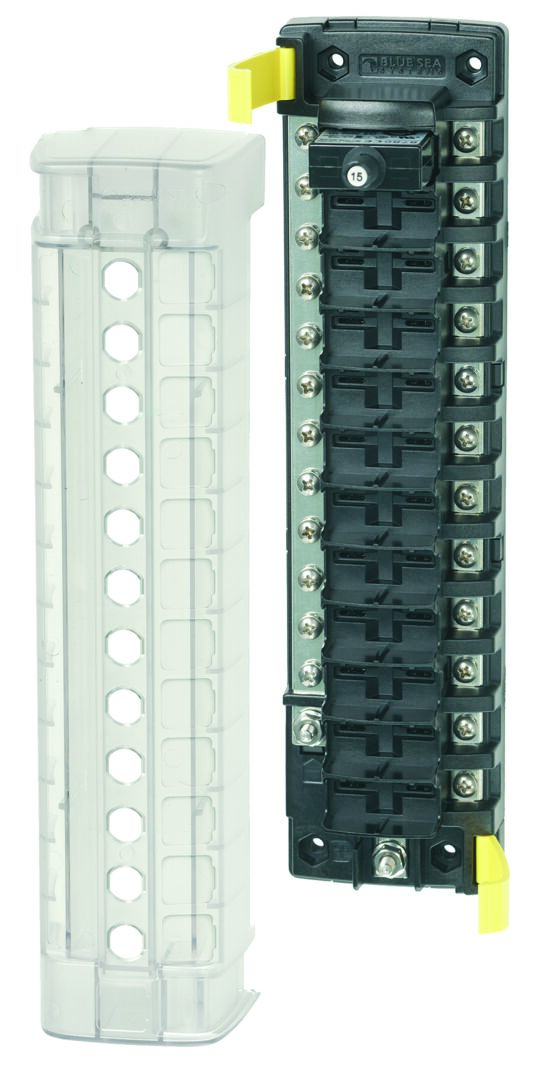 ST CLB FUSE BOX FOR 12 FUSES, COMMON FEED 1 ST CLB FUSE BOX FOR 12 FUSES, COMMON FEED