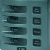WEATHERDECK® CIRCUIT PANEL, NO FUSES, 4 CIRCUIT BREAKERS