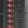 BELOWDECK CIRCUIT PANEL, 6 CIRCUIT BREAKERS