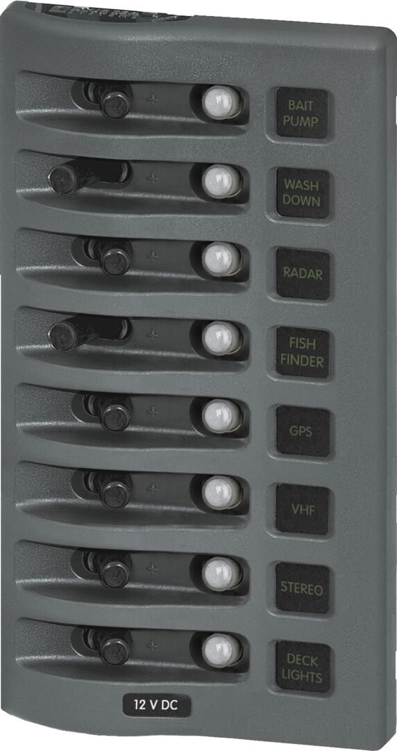 SWITCH PANEL 8 SWITCHES 1 SWITCH PANEL 8 SWITCHES
