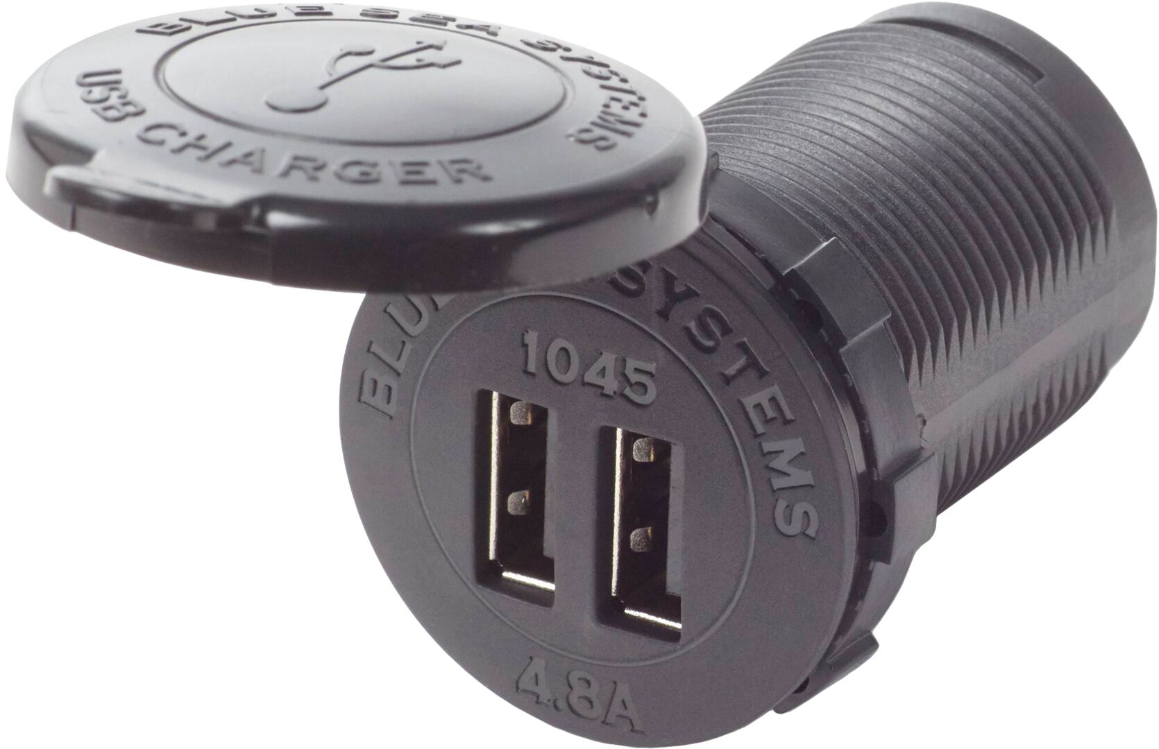USB SOCKET WITH PROTECTIVE COVER, ROUND 1 USB SOCKET WITH PROTECTIVE COVER, ROUND