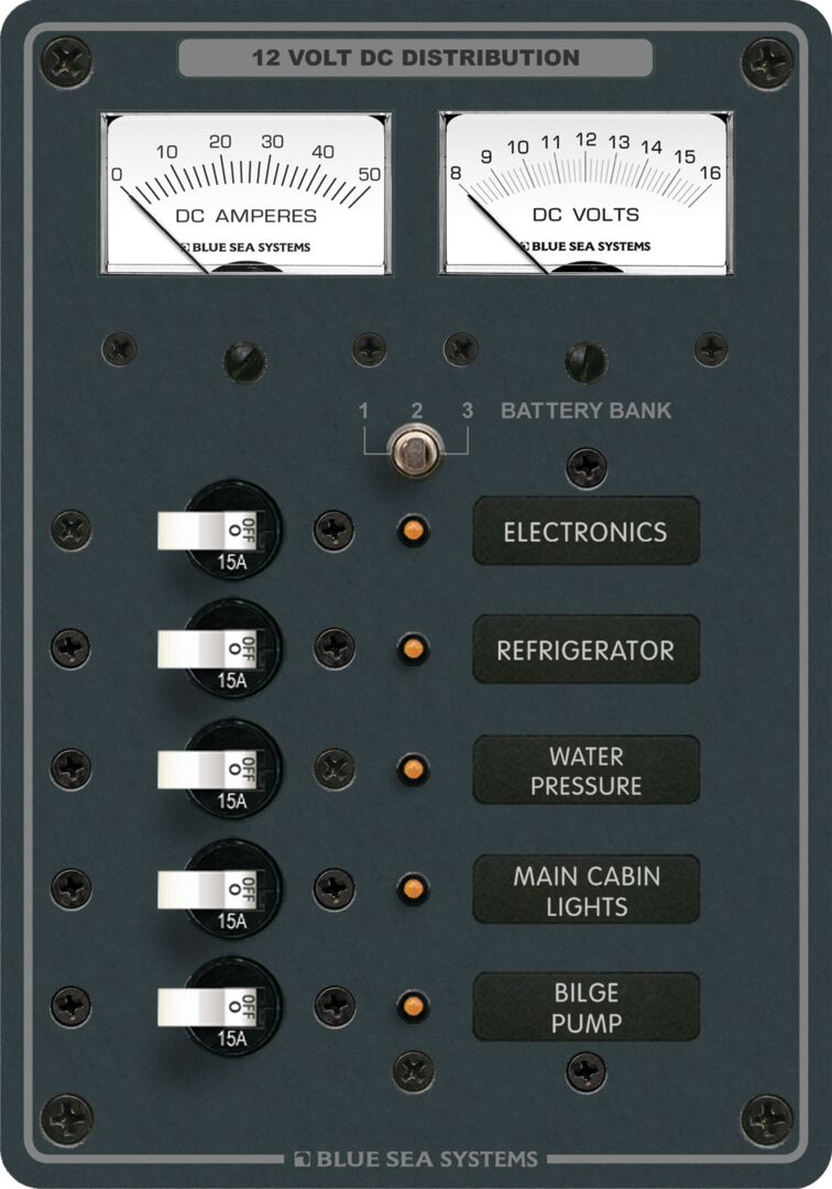 AUTOM. FUSE PANEL 5-BREAKER 1 AUTOM. FUSE PANEL 5-BREAKER