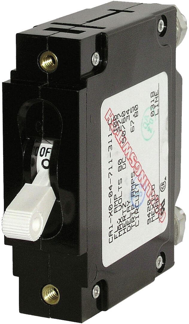 CIRCUIT BREAKER CA1TOGGLE 100A WHT 1 CIRCUIT BREAKER CA1TOGGLE 100A WHT