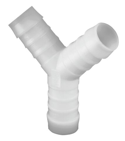 Y-PIECE PLASTIC WHITE 12MM 1 Y-PIECE PLASTIC WHITE 12MM