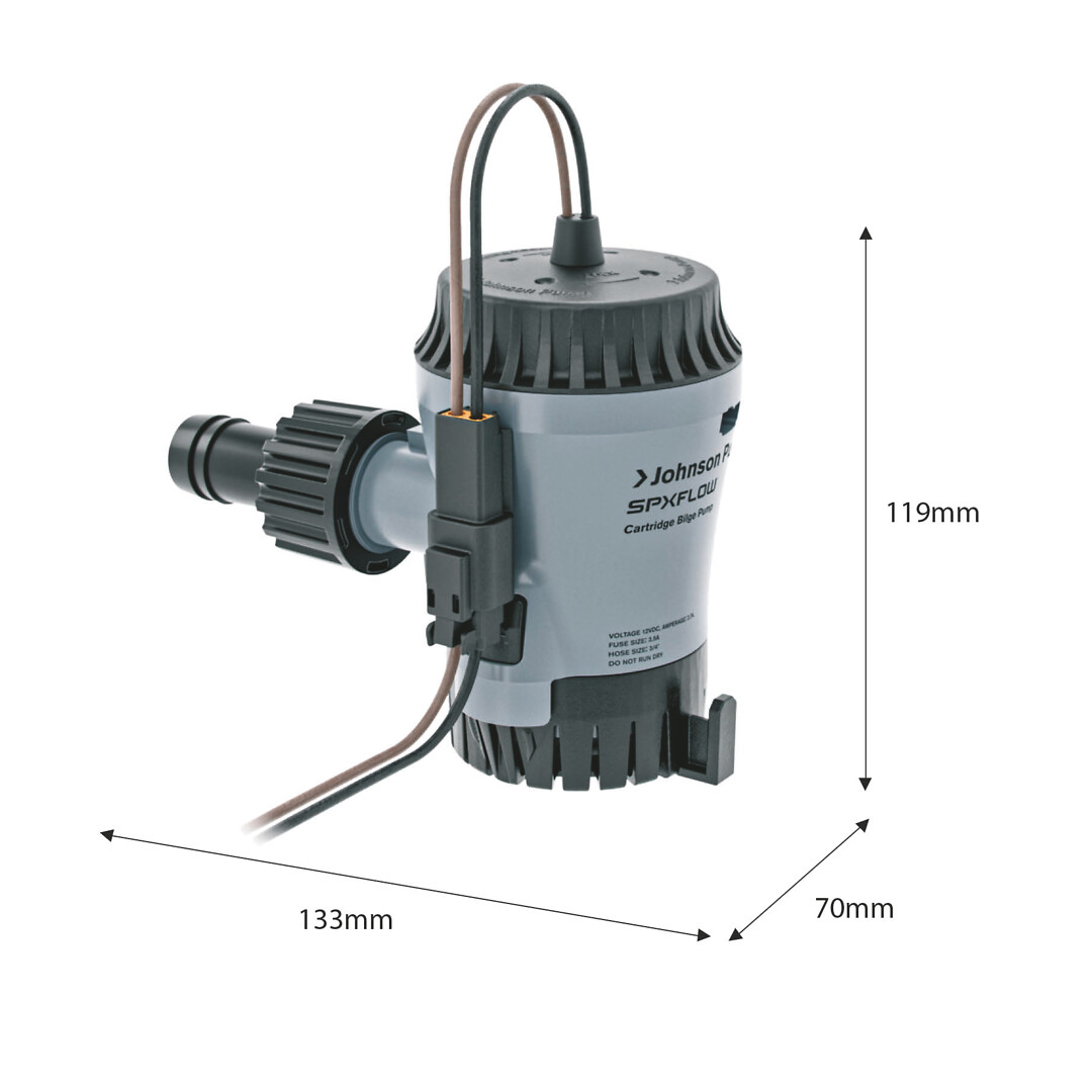 AQUA VOID BILLS PUMP 500GPH 12V 5 AQUA VOID BILLS PUMP 500GPH 12V - Image 5