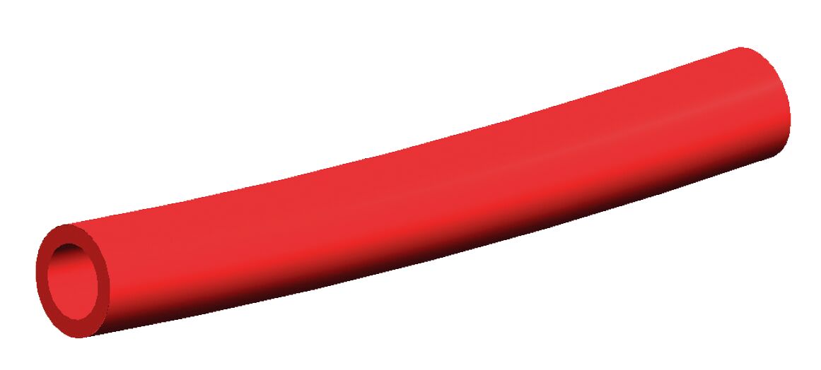 RED PLASTIC PIPE 15MM/HP 1 RED PLASTIC PIPE 15MM/HP