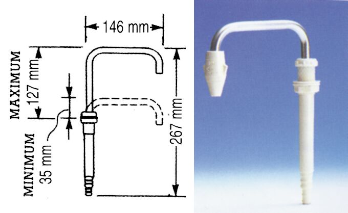 WHALE WATER RUNNER, CLOSEABLE FOR 1/2” HOSE 1 WHALE WATER RUNNER, CLOSEABLE FOR 1/2” HOSE