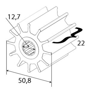 IMPELLER FOR F4 PUMP/09-1026B-1 5 9515005600m fullhd jpg